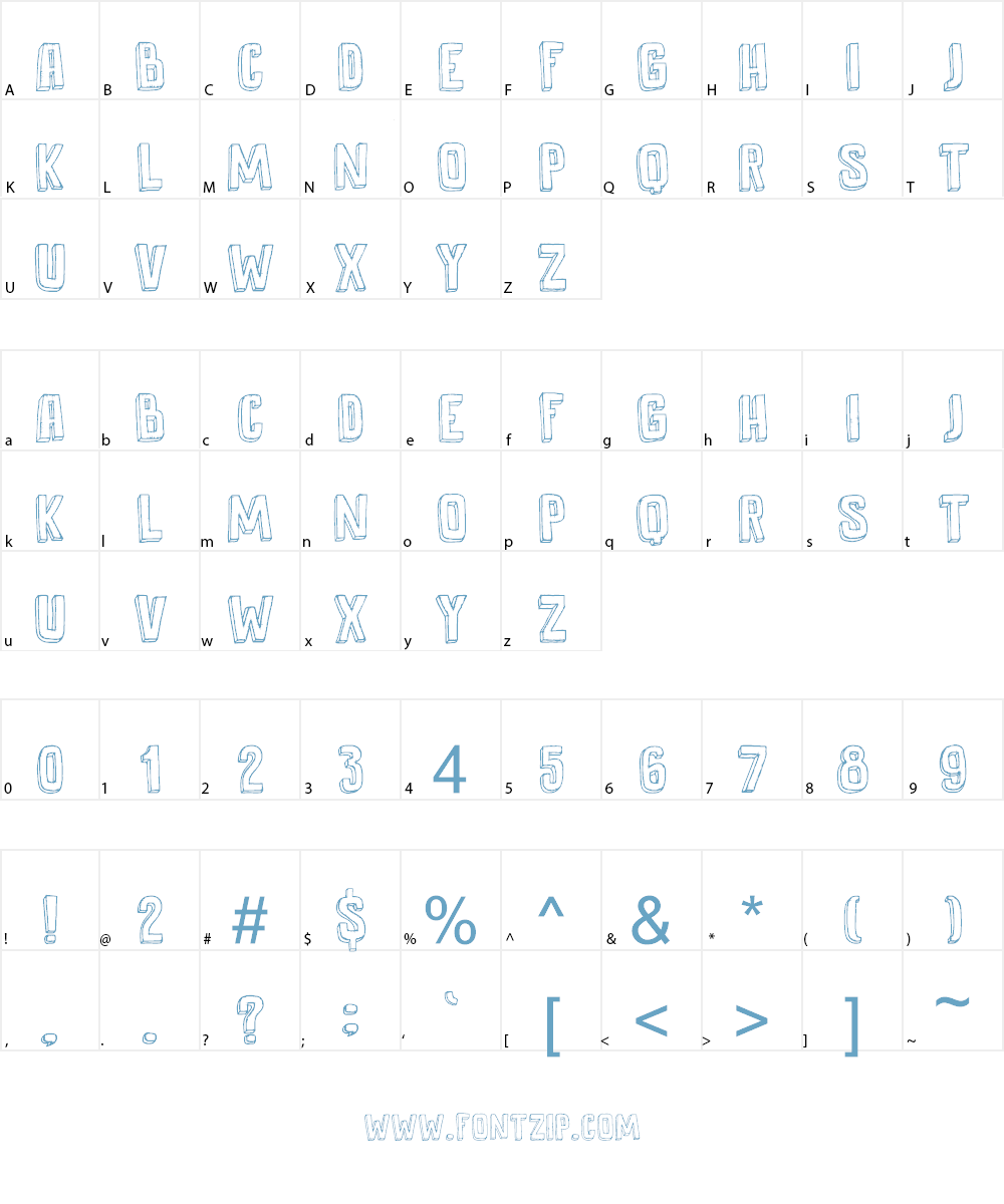DK Antidote Font Character